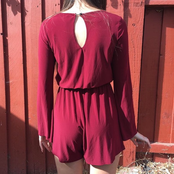 Red Romper - Picture 2 of 2